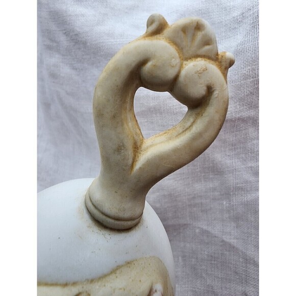 Homco Bell Christmas Vintage Nativity Bell hand painted porcelain bisque - Picture 2 of 4